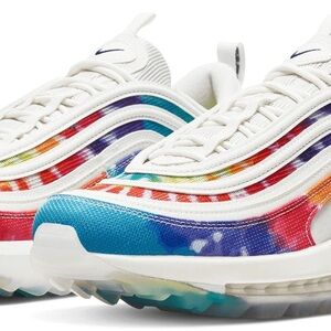 Nike Air Max 97 Golf NRG 'Tie-Dye' CK1219-100 Size 10.5